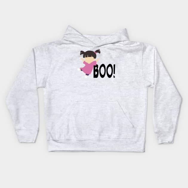 Boo! Kids Hoodie by WereAllMadBoutique